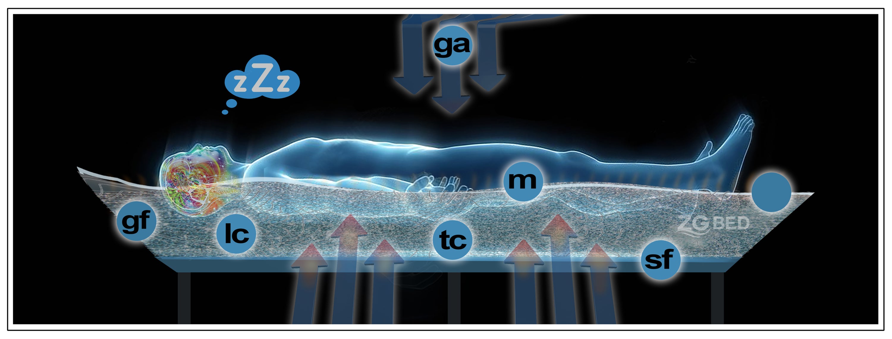 ZG Bed the Original TruZero Gravity Bed